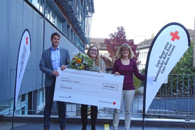 Das JRK St.Gallen erhält einen Award für die Begegnungsküche.