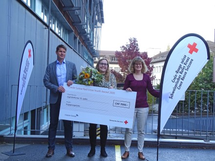 Das JRK St.Gallen erhält einen Award für die Begegnungsküche.